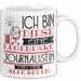 Journalistin Tasse Geschenk Ich Bin Diese Eine Legendäre Journalistin Von Der Alle Reden Geschenkidee Geburtstag Weihnachten Weiß Trendation