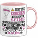 Fallschirmspringer Geschenk Tasse Lustiger Spruch Erheben Sie Sich Der Fallschirmspringer Betritt den Raum Rosa Trendation