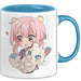 Anime Tasse Geschenk Grafik Blau Trendation