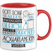 Aquarianerin Geschenk Becher Tasse Gott Schuf Alle Menschen Gleich Nur Die Besten Durfeten Aquarianerin Werden Geschenkidee Lustig Rot Trendation