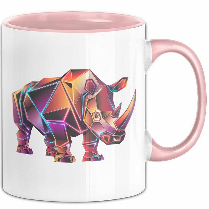 Nashorn Tasse Geschenk Lustige Geschenkidee Spruch Rosa Trendation