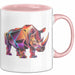 Nashorn Tasse Geschenk Lustige Geschenkidee Spruch Rosa Trendation