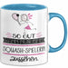 Squash-Spielerin Geschenk Tasse So Gut Kann Nur Eine Squash-Spielerin Aussehen Geschenkidee Geburtstag Weihnachten Lustig Blau Trendation