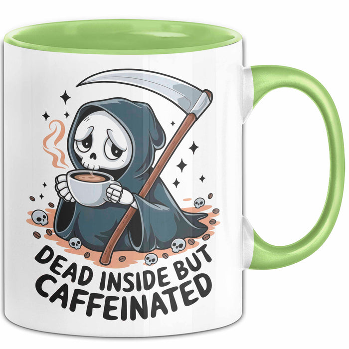 Dark Humor Fan Tasse Geschenk Lustige Geschenkidee Spruch Für Sarkasmus Liebhaber Grün Trendation
