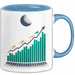 Investor Tasse Geschenkidee für Finanz und Wachstumsfans Blau Trendation