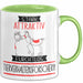 Tierverhaltensforscherin Tasse Geschenk Becher Stark Attraktiv Furchtlos Tierverhaltensforscherin Lustige Geschenkidee Grün Trendation