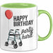 Geburtstagsfeier Tasse Geschenk Lustige Geschenkidee Spruch Alles Gute Zum Geburtstag Feier Richtig Grün Trendation
