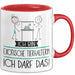 Geschenk für Exotische Tierhalterin Tasse Lustige Geschenkidee Geburtstag Ich Bin Exotische Tierhalterin Ich Darf Das Rot Trendation
