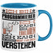 Programmierer Geschenk Tasse Geschenkidee für Programmierer Geburtstag Lustiger Spruch Ich Bin Programmierer Ich Kann Es Dir Erklären Aber Nicht Für Dich Verstehen Blau Trendation