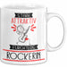 Rockerin Tasse Geschenk Becher Stark Attraktiv Furchtlos Rockerin Lustige Geschenkidee Weiß Trendation