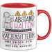 Katzensitterin Tasse Geschenk Lustig Abstand Halten Hochleistungs-Katzensitterin Mit Drang Zur Perfektion Bei Der Arbeit Rot Trendation