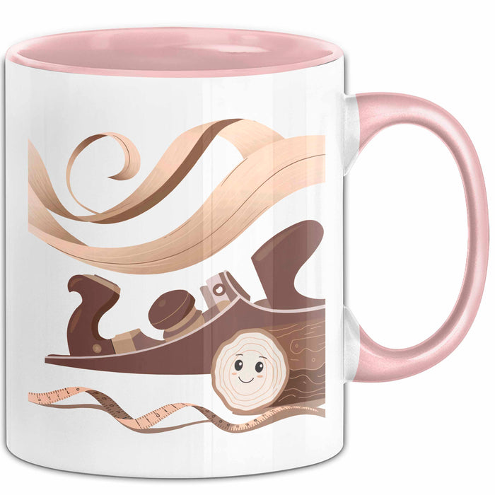 Holzarbeiter Tasse Geschenk Lustige Geschenkidee Spruch Für Holzhandwerk Fans Rosa Trendation