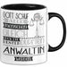 Anwältin Geschenk Becher Tasse Gott Schuf Alle Menschen Gleich Nur Die Besten Durfeten Anwältin Werden Geschenkidee Lustig Trendation