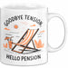 Ruhestand Tasse Geschenk Lustige Geschenkidee Spruch Für Entspanntes Leben Liebhaber Weiß Trendation