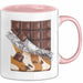 Schokoladenliebhaber Tasse Geschenkidee für Naschkatzen Rosa Trendation