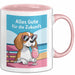 Büroarbeit Kollege Abschied Tasse Geschenk Lustige Geschenkidee Spruch Alles Gute Für Die Zukunft Rosa Trendation