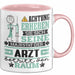 Arzt Geschenk Tasse Lustiger Spruch Erheben Sie Sich Der Arzt Betritt den Raum Rosa Trendation