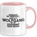 Wolfgang Tasse Niemand Ist Perfekt, Wolfgang Ist Nah Dran Geschenk Rosa Trendation