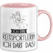 Geschenk für Reitsportlerin Tasse Lustige Geschenkidee Geburtstag Ich Bin Reitsportlerin Ich Darf Das Rosa Trendation