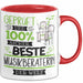 Beste Musikberaterin Der Welt Tasse Geschenk für Eine Musikberaterin Geprüft Und Sicher Geschenkidee Geburtstag Weihnachten Rot Trendation