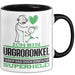 Urgroßonkel Geschenk Tasse Ich Bin Urgroßonkel Aber Sag Doch Einfach Superheld Lustige Geschenkdiee für Urgroßonkel Kaffee-Becher Schwarz Trendation