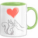 Eichhörnchen Tierliebhaber Tasse Geschenk Lustige Geschenkidee Spruch Grün Trendation