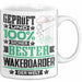 Wakeboarder Geschenk Lustiger Spruch für Wakeboarder Geschenkidee Bester Wakeboarder Der Welt Weiß Trendation