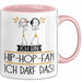 Geschenk für Hip-Hop-Fan Tasse Lustige Geschenkidee Geburtstag Ich Bin Hip-Hop-Fan Ich Darf Das Rosa Trendation