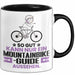 Mountainbike-Guide Geschenk Tasse So Gut Kann Nur Ein Mountainbike-Guide Aussehen Geschenkidee Kaffee-Becher Schwarz Trendation