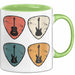 Gitarre Musikliebhaber Musiker Gitarrist Tasse Geschenk Lustige Geschenkidee Spruch Grün Trendation