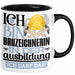 Bauzeichnerin Ausbildung Start Geschenk Tasse Ich Bin Bauzeichnerin In Der Ausbildung Ich Darf Das Kaffee-Becher Geschenkidee Schwarz Trendation