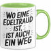 Edeltraud Tasse Geschenk Wo Eine Edeltraud Ist Ist Auch Ein Weg Geschenkidee Becher mit Name Grün Trendation