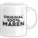 Maren Tasse Original 100% Maren Geschenk Weiß Trendation