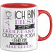 Outdoor-Yoga-Lehrerin Tasse Geschenk Ich Bin Diese Eine Legendäre Outdoor-Yoga-Lehrerin Von Der Alle Reden Geschenkidee Geburtstag Weihnachten Rot Trendation
