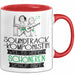 Soundtrack-Komponistin Weil Es Keinen Schöneren Beruf Gibt Tasse Geschenk für Eine Soundtrack-Komponistin Lustig Rot Trendation