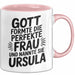 Ursula Tasse Geschenk Gott Formte Die Perfekte Frau Ursula Geschenkidee Rosa Trendation