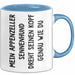 Appenzeller Sennenhund Hund Tasse Geschenk Lustige Geschenkidee Spruch Mein Appenzeller Sennenhund Dreht Seinen Kopf Genau Wie Du Blau Trendation