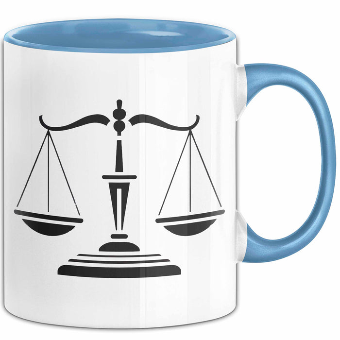 Anwalt Tasse Geschenkidee Jurist Lustiger Spruch Geschenkidee Lustig Blau Trendation