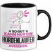Hürdenläufer Geschenk Tasse So Gut Kann Nur Ein Hürdenläufer Aussehen Geschenkidee Kaffee-Becher Schwarz Trendation