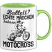 Motocross Tasse Geschenk Mädchen Frauen Balett Echte Mädchen Fahren Motocross Becher Grün Trendation