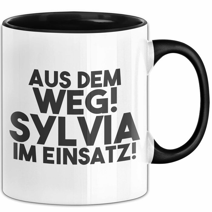 Sylvia Tasse Aus Dem Weg! Sylvia Im Einsatz! Geschenk