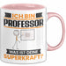 Professor Tasse Geschenk für Professor Geburtstag Lustiger Spruch Kaffee-Becher Was Ist Deine Superkraft Rosa Trendation