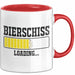 Bierschiss Loading Tasse Geschenk Der Morgen Danach Rot Trendation