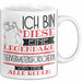 Tierverhaltensforscherin Tasse Geschenk Ich Bin Diese Eine Legendäre Tierverhaltensforscherin Von Der Alle Reden Geschenkidee Geburtstag Weihnachten Weiß Trendation