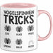 Spinne Vogelspinne Tier Tasse Geschenk Lustige Geschenkidee Spruch Vogelspinnen Tricks Rosa Trendation