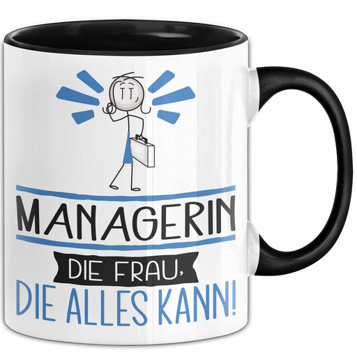 Managerin Geschenk Tasse Becher Die Frau Die Allen Kann Geschenkidee für eine Managerin Lustig Trendation