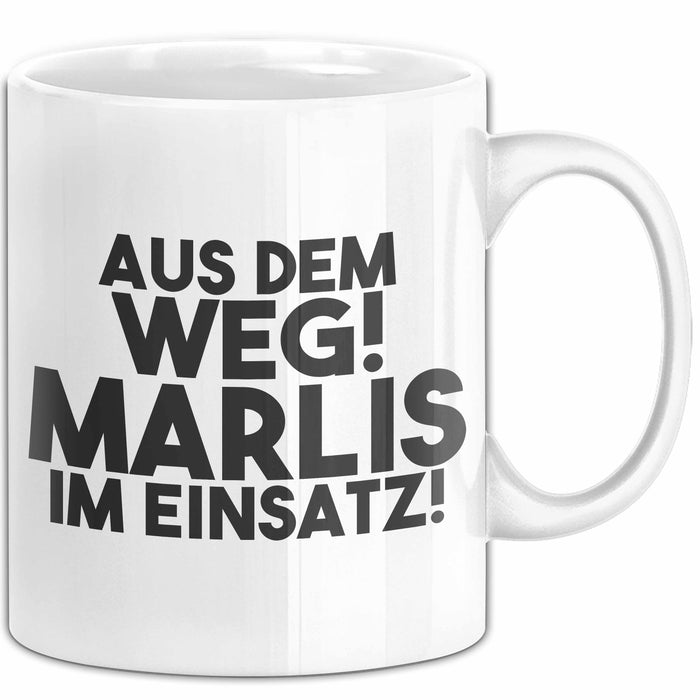Marlis Tasse Aus Dem Weg! Marlis Im Einsatz! Geschenk