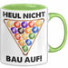 Billard-Spieler Tasse Pool Heul Nicht Bau Auf Geschenkidee Billiard Profi Becher Grün Trendation