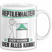 Reptilienhalter Tasse Geschenk für Reptilienhalter Der Mann Der Alles Kann Geschenkidee zum Geburtstag Weiß Trendation
