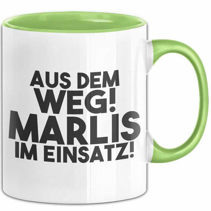 Marlis Tasse Aus Dem Weg! Marlis Im Einsatz! Geschenk